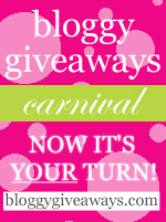 Bloggy Giveaways Quarterly Carnival Button